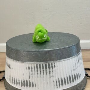 Green Plush Chameleon Toy named suze